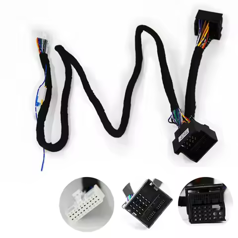 #5 Car DSP Amplifier Wiring Harness Socket For VW Passat GTI Jetta CC Seat Skoda Audi A3 S3 A4 S4 RS