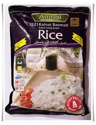 Anmol 1121 ข้าวบาสมาตี Parboiled Rice เมล็ดยาว ยี่ห้อ อันมล (1 กิโลกรัม) - ถุงสีม่วง - Anmol 1121 Parboiled Basmati Rice