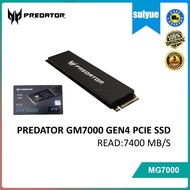 PREDATOR GM7000 (1TB/2TB) NVME PCIe GEN4 SSD HEATSINK