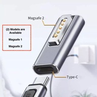 Magsafe-2 PLUG Adapter 轉插(Using CURRENT USB Type-C Charging cable & Power Brick), Compatible with Ma