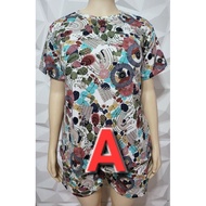 2XL-3XL 4XL-5XL Plus Size Terno Top and Shorts