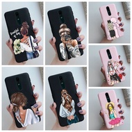 Oppo F11 / F11 Pro Case Silicone TPU Beautiful Girls Pattern Phone Casing Oppo F11 Pro F 11 F11Pro S