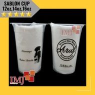 CUP SCREEN PRINTING 12oz 14oz 16oz CUSTOM CUP SCREEN PRINTING DESIGN 12 oz 14 oz 16 oz