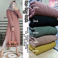 atasan wanita terbaru luna long tunik mat kaos rajut import adem