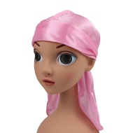 Topi tudung ekor panjang sutera tiruan kanak-kanak yang laris dijual, topi lanun, balutan kepala ela