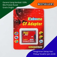Micro SD to CF Adapter Converter – Compact Flash Memory Card Type I – SDHC SDXC 3.0 Support & Large 