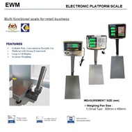 150KG TIMBANG PLATFORM SCALE (HEAVY DUTY) / Timbang Kotak / Timbang Ofis / Timbang Courrier Service