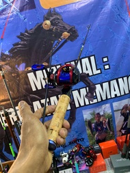 Joran UL carbon padat 2-6Lbs panjang 180cm sparrow dan king 4-8Lbs set reel power handle dan cliker