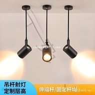 Long Rod Track Exhibition Hall led Boom Spotlight Retractable Light Pull Commercial Wheat Exhibition