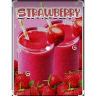 💯Air Balang strawberry Milk,😋1 kg ( Tak perlu di tambah gula)
