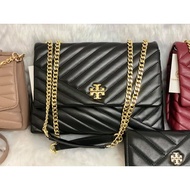 ✽TORY BURCH Kira Chevron Sling Bags & Top Handle Bags with Boxes & inclusions