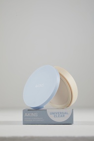 AKINS VEGAN SUNSCREEN POWDER IN COMPACT SPF50 PA++++ 11g. แป้งกันแดด แบบกันน้ำ และแบบไม่กันน้ำ