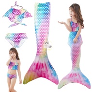 Mermaid Costume for Kid Mermaid Tail for Swimming Girls Mermaid Cosplay Swimsuit Bikini Bathing Cost