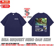 TUAH STORE PROMO KAOS T- SHIRT /KAOS MOBILE LEGEND /KAOS HERO MATHILDA/BISA REQUEST HERO DAN SKIN/ /
