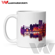 Aberdeen Mug Aberdeen Glass Souvenir Souvenir Aberdeen World City Print Custom Mug v5