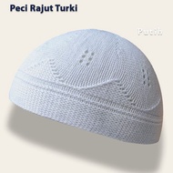 Peci Rajut Turki Tebal/ Peci Rajut Yaman Turki / Peci Rajut Katun