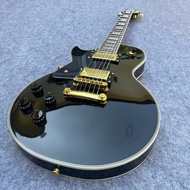 Left-handed Gibson Les Paul Custom Black Electric Guitar Professional Guitar