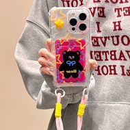 Graffiti Bear Star Casing hp Realme C71 Note 60x C75x A56 5G A36 5G A26 A06 5GC75c51 C53 C65 11 Pro 