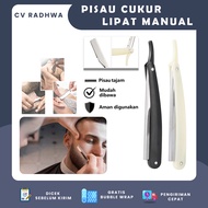 Alat Cukur Manual Pisau Cukur Lipat Cukur Kumis Jenggot Rambut