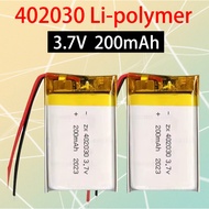 402030 200mAh 3.7V Lithium Polymer Battery for Smart Bracelet Voice Recorder GPS Tablet PC
