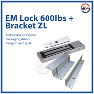 Emlock 600lbs + ZL Bracket Magnetic Door Lock Magnet Lock