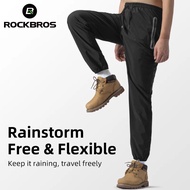 ROCKBROS Cycling Waterproof Pants Men Women Breathable Trousers Bike Pants Anti-sweat Clothings Elas