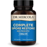 Dr. Mercola Complete Spore Restore, 30 Servings (30 Capsules), SBO Probiotics, 4 Billion CFU, Dietar