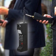 [yiodusi] Retro Brick Phone Ornament, 80s 90s Brick Mobile Phone Model Halloween Party Decorations