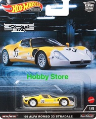 Hobby Store xe mô hình Hot Wheels Premium Alfa Romeo 33 Stradale