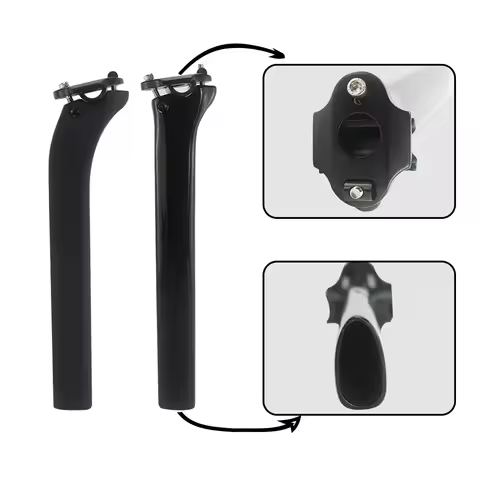 Carbon Road Bike Seatpost 350mm 0/25 Degree Offset UD Matte Glossy for F12 | Bicycle Seat Post Light