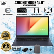 [READY STOCK] ASUS VIVOBOOK A513E-PBQ079TS/PBQ080TS 4GB RAM/512GB SSD 🎁 FREEGIFT BAGPACK+MOUSE 🎁