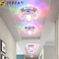 JEROMY LED Ceiling Lights, Crystal 220V Balcony lamp, Multicolor Downlight Aisle Flush Modern Surfac