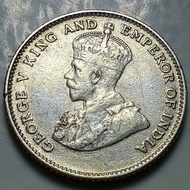 Koin Perak Straits Settlement 10 Cent 1927
