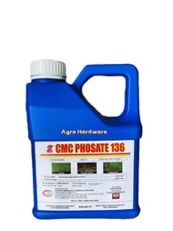 4L CMC Phosate 136 Racun Rumpai Kerbau Lalang Pait Glyphosate 13.6% Racun Serap Pekatan Larut Ait (S