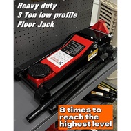 Heavy Duty Jack 3 Ton Hydraulic Floor Jet Kereta Jek Car Vehicle Van 3Ton Jack Stand Mechanic Tool