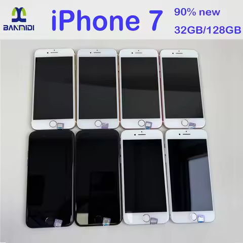 Original Apple iPhone 7 Unlocked 4G LTE Cellphone 2GB RAM 32GB/128GB/256GB ROM 12MP Fingerprint IOS