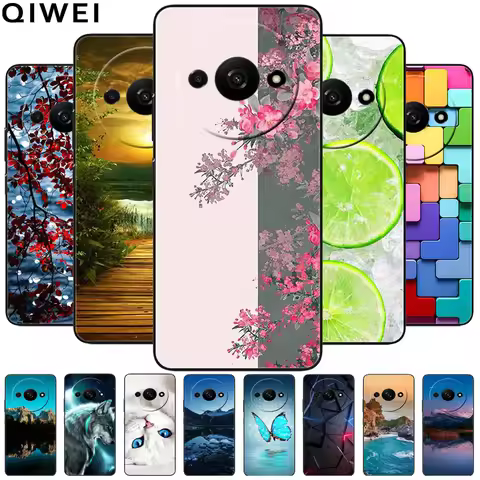 For Xiaomi Redmi A3x Case Beautiful Silicon TPU Soft Phone Cover for Redmi A3x Protect Bumper Cases 