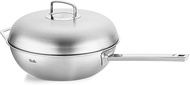 Fissler Original-Profi Collection Multi Ply Wok with Long Handle 12.6", 4.2 Quart
