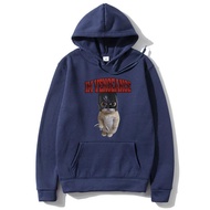 El Gato Im Vengeance Kitty Funny Meme Graphic Hoodie Cute Sad Crying Cat Print Sweatshirt Men Women 