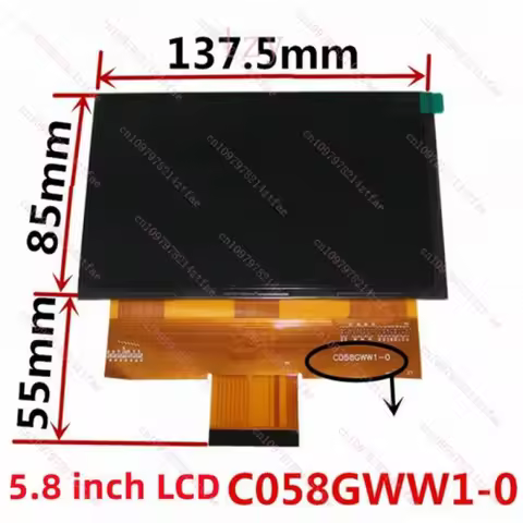 95%NEW 5.8 inch C058GWW1-0 C058GWW1 LCD Screen Display Screen For Projector Replacement