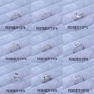 Ring Setting Wholesale Diamond 6*6 DIY Handmade Inlay Cabochon Inlay Inlay Jadeite Jade Stone