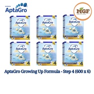 AptaGro Growing Up Formula (Step 4) 600g x 6 EXP 10/2023