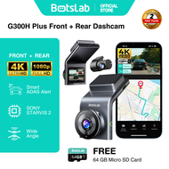 Botslab Dash Cam G300H Plus 3K 170° + Super HD Wide Angle Front+Rear Video Recording Car Camera