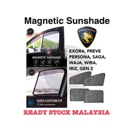 Magnetic Sunshade PROTON EXORA /PREVE /PERSONA /SAGA /BLM /WAJA /WIRA/ IRIZ/ GEN 2 (4pcs)