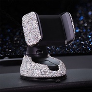 Car Department Store Mobile Phone Holder Car Diamond Suction Cup Mobile Phone Holder Navigation Holder Air Outlet Diamond Suction Cup Mobile Phone Holder Multifunctional Mobile Phone Holder