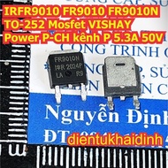5pcs IRFR9010 FR9010 FR9010N TO-252 Mosfet VISHAY Power P-CH channel P 5.3A 50V kde8729