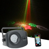 Big Picture 48 Pattern RGB Laser Lights Control Music Led Disco Light Party Show Laser Projector Effect Lamp with Controller quannai
