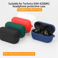 for Technics EAH-AZ60M2 Earphone Case Solid Color Silicone Headphone Soft Shell Shockproof Washable
