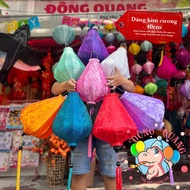 Hoi An brocade lantern - diamond shape