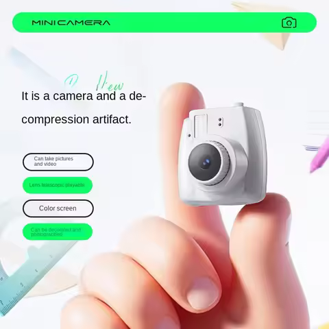 Portable 1080P Mini Keychain Camera Retro Fashion Pocket Camera Video Camcorder Sports Camera Digita